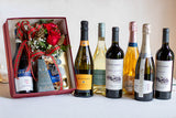 FA SQUARE BOX WITH RUFFINO CHIANTI 1877 AND CHOCOLATES