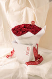 RA81 - RED LOVE (ramo de 50 rosas rojas con bolsa porta ramo)