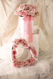 BOX99 - ROMANTIC CLASSIC (box con flores y rosas en tonos rosados)