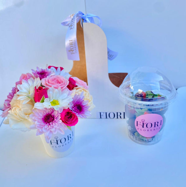 mini 26 FLORES Y FRUTILLAS BAÑADAS